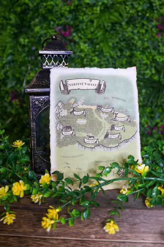 Papyrus Map & Inspirational Quotes