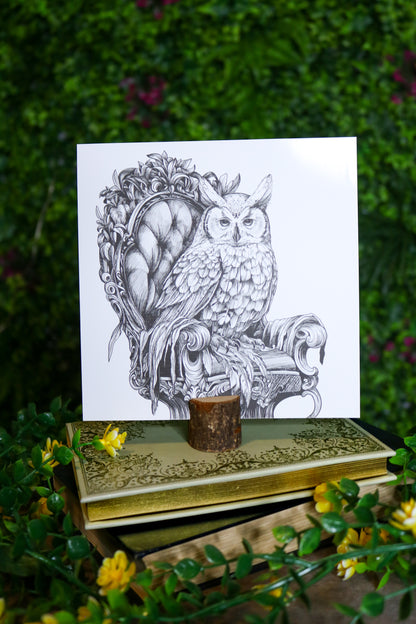 Gloss Art Print & Stump Base