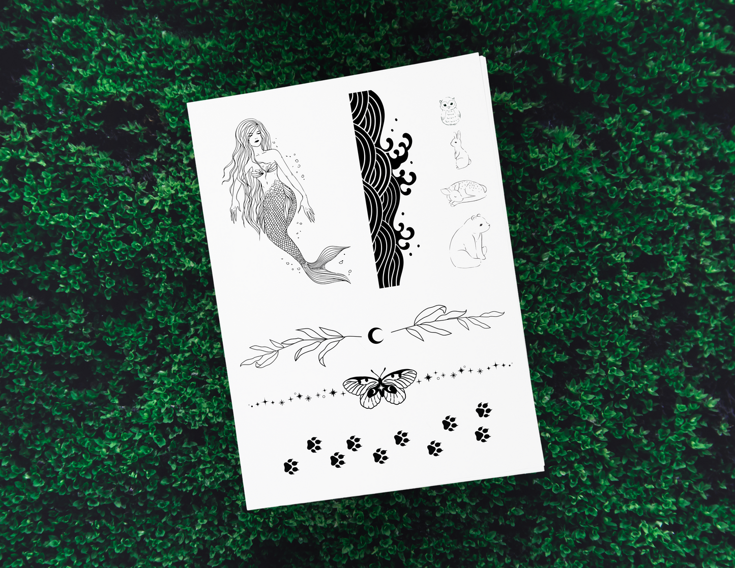 Foil Designs for Tracing - Digital Download Only