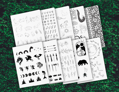 Foil Designs for Tracing - Digital Download Only