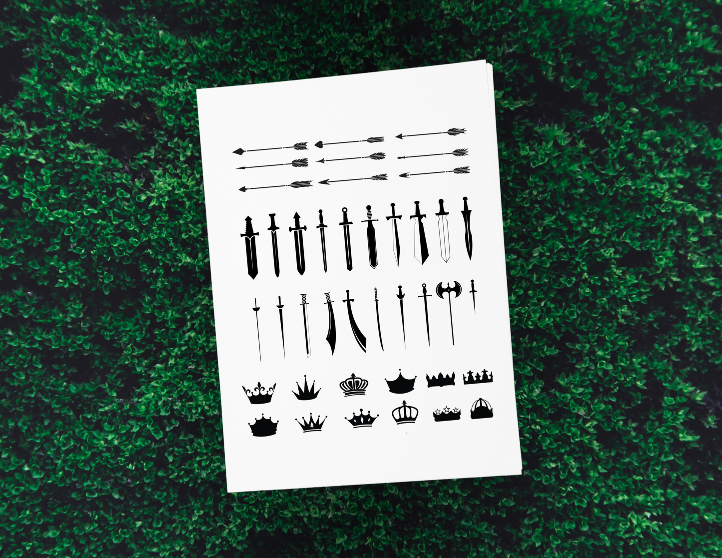 Foil Designs for Tracing - Digital Download Only
