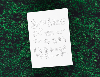 Foil Designs for Tracing - Digital Download Only