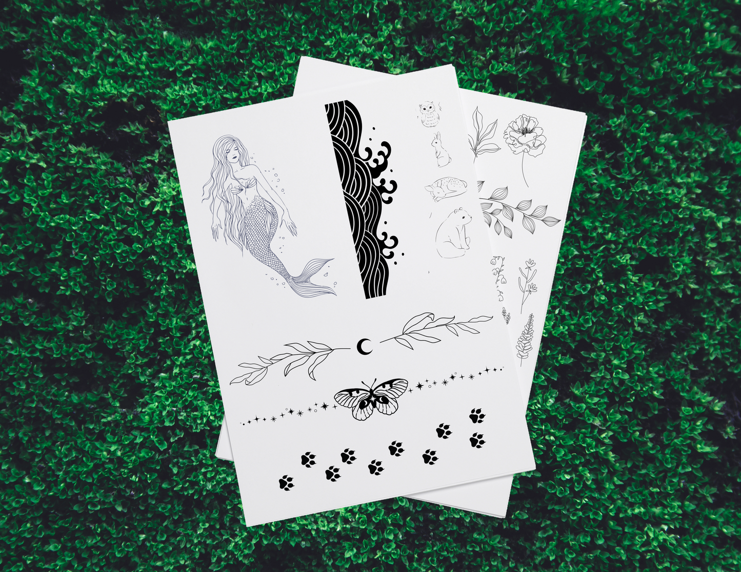 Foil Designs for Tracing - Digital Download Only